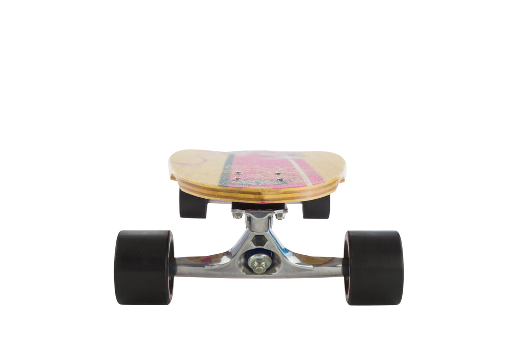 40 Pink Pintail Deck Only  - Gunslinger Longboard Skateboards Australia