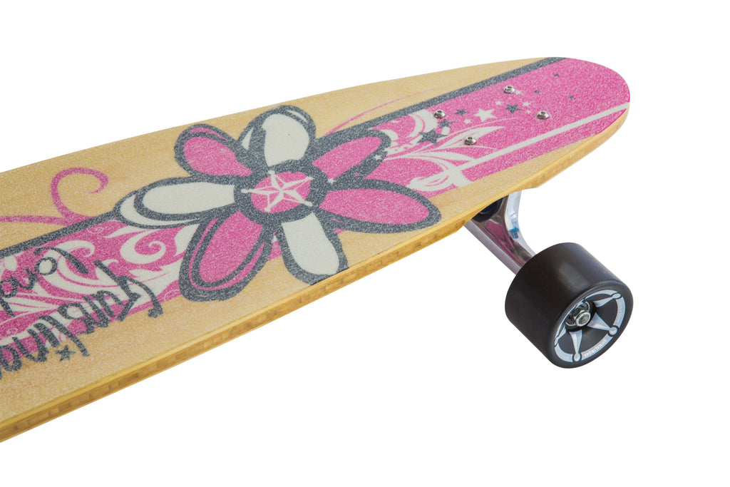 40 Pink Pintail  - Gunslinger Longboard Skateboards Australia