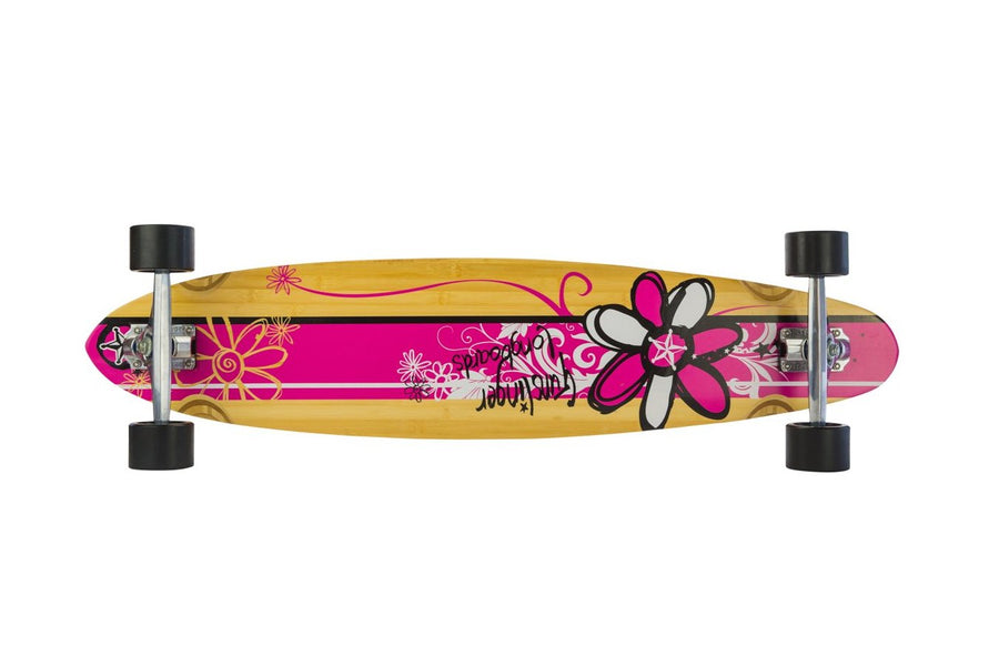 40 Pink Pintail  - Gunslinger Longboard Skateboards Australia