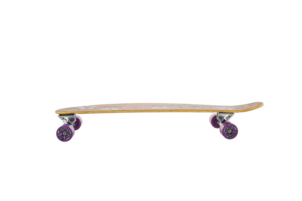 41 Dark Pink Kicktail Deck Only  - Gunslinger Longboard Skateboards Australia