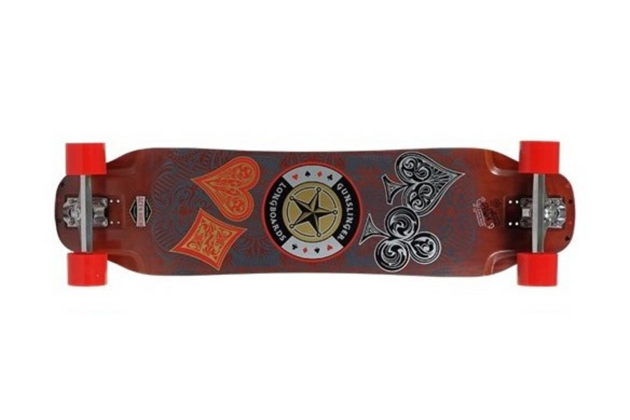 Aces High - 39”/ 990mm - Cruiser/ Downhill - Maple - Top Mount - Gunslinger Longboard Skateboards Australia