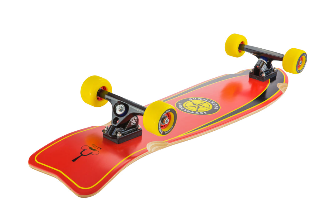 Catty Deck Only  - Gunslinger Longboard Skateboards Australia