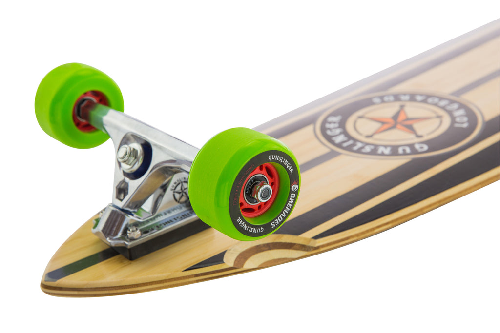 Grenades Green 78A - Gunslinger Longboard Skateboards Australia