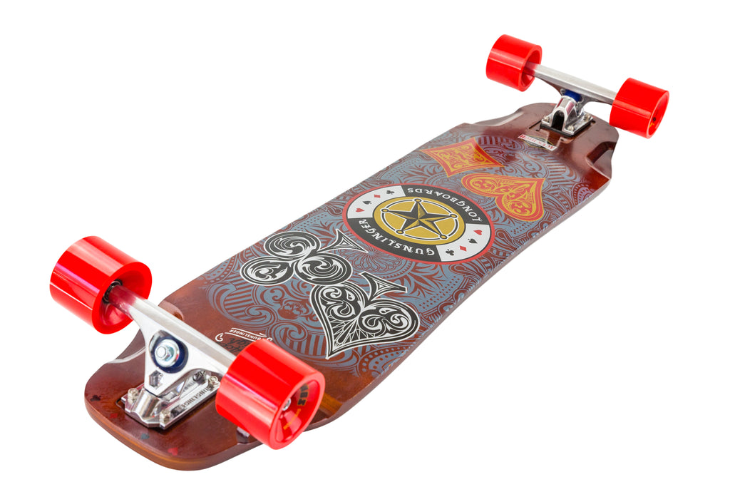 Aces High - 39”/ 990mm - Cruiser/ Downhill - Maple - Top Mount - Gunslinger Longboard Skateboards Australia