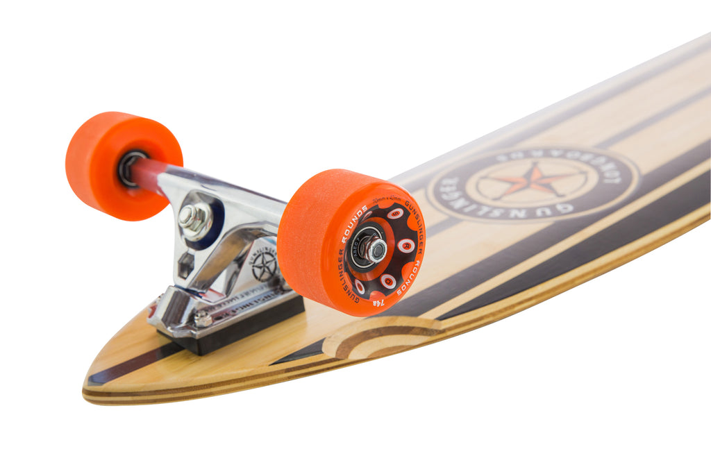 Rounds Orange 74A - Gunslinger Longboard Skateboards Australia