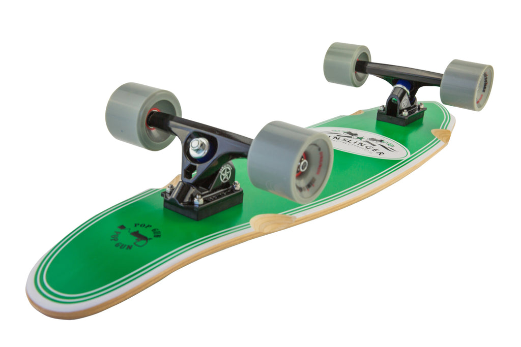 Popgun Deck Only  - 33" Maple - Gunslinger Longboard Skateboards Australia