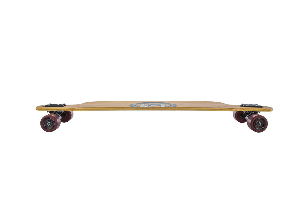 Slidewinder Pink - 40"/ 1016mm Bamboo Drop-Thru Freeride - Gunslinger Longboard Skateboards Australia